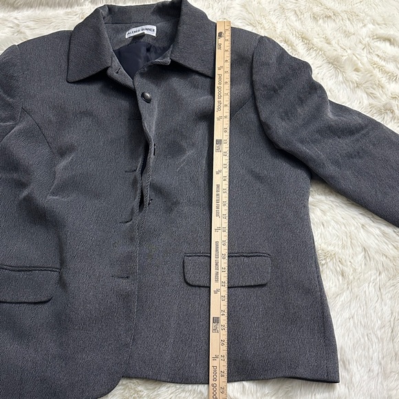 Vintage NWT Alfred Dunner Gray Blazer sz 24W - Picture 5 of 6